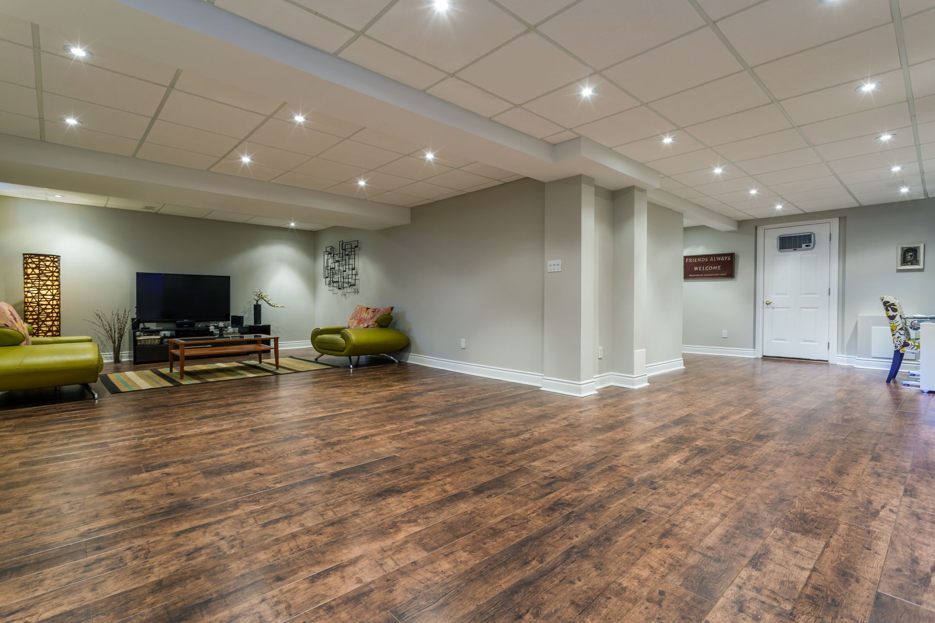 Basement Finish completed by Rising Hawk Construction