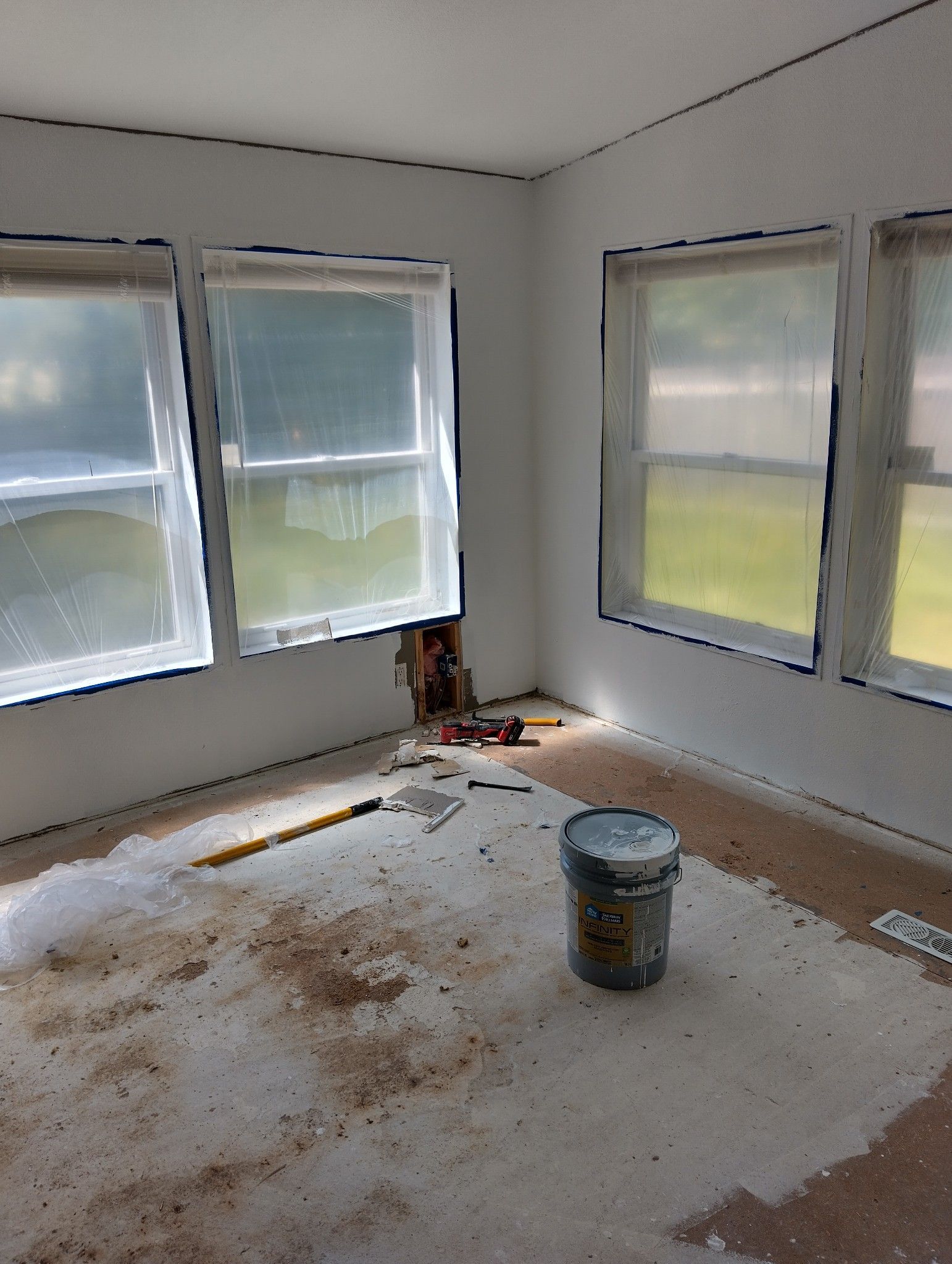 Room Renovation completed by Rising Hawk Construction